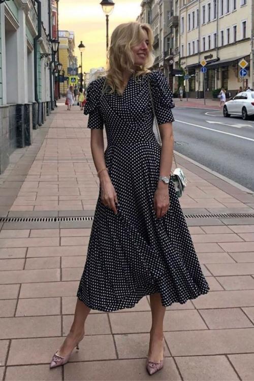 Какие аксессуары идеально дополняют миди-платья. Длина миди — это сколько?