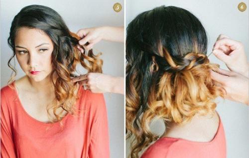 Прическа на выпускной на средние волосы. 15 причесок на выпускной на средние волосы