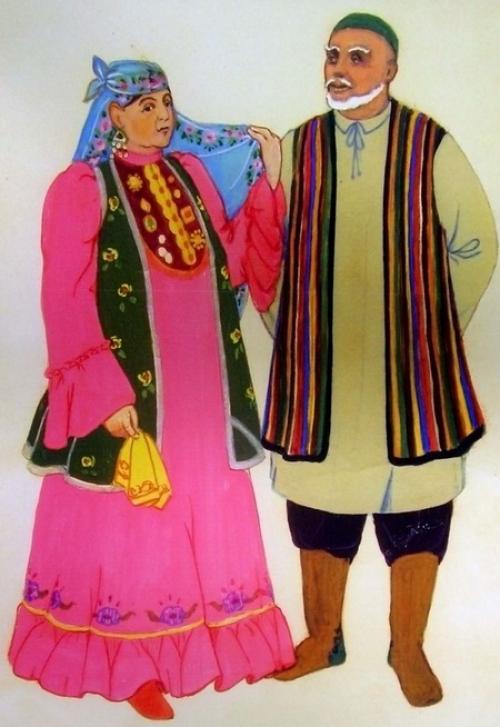 Татарский национальный костюм мужской. Немного истории