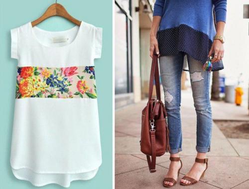 Как увеличить платье в длину. Как расширить или удлинить одежду, идеи взяты с сайта Как сэкономить и просто подборка идей