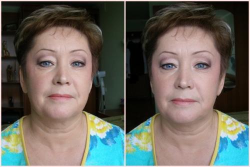 Макияж для нависшего века посл.  Как правильно сделать макияж для нависших век женщинам за 50 лет