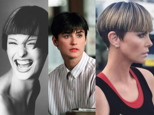 50 красивых женских причесок для коротких волос.  Ультракороткая пикси 02