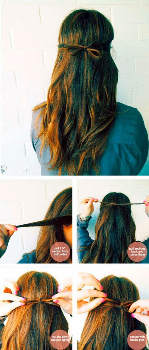 Домашние прически на каждый день за 5 минут. Легкие прически самой себе за 5 минут: пошаговые фото 29 Домашние прически на каждый день за 5 минут. Легкие прически самой себе за 5 минут: пошаговые фото 29