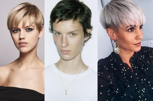 50 красивых женских причесок для коротких волос.  Ультракороткая пикси 04