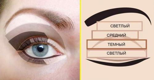 Как подвести глаза тенями. Как правильно красить глаза тенями