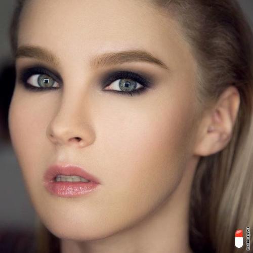 Как правильно красить глаза карандашом в картинках. Техника смоки айс