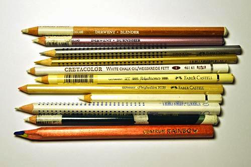 Как использовать белый карандаш для рисования. Колонка №3 - специальные цветные карандаши