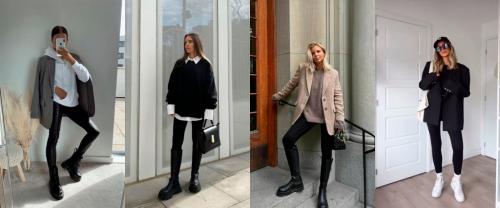 С чем носить легинсы и лосины: 5 стильных вариантов 12