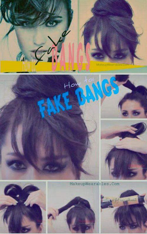 Легкие прически самой себе за 5 минут на средние. Легкие прически в школу самой себе за 5 минут: пошаговые фото 26