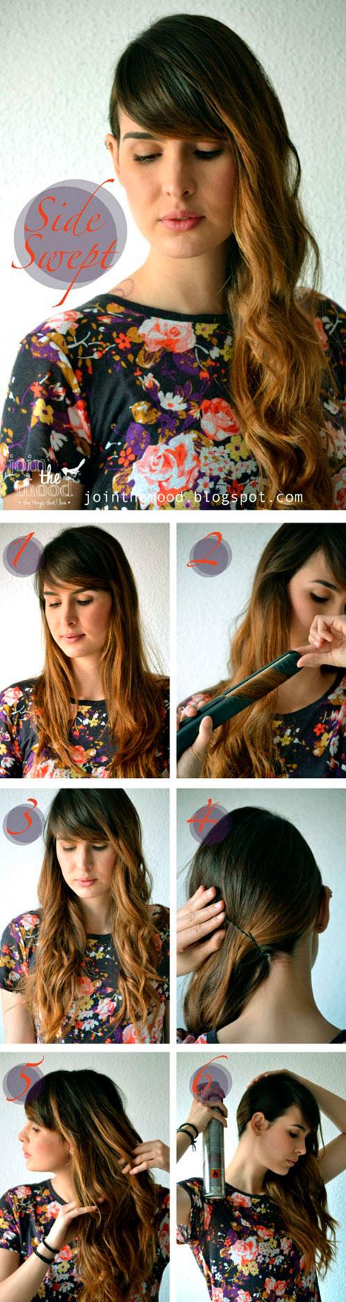 Легкие прически самой себе за 5 минут на средние. Легкие прически в школу самой себе за 5 минут: пошаговые фото 24