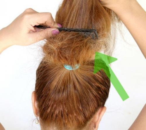 Как сделать небрежный пучок. Как сделать растрепанный пучок на голове?