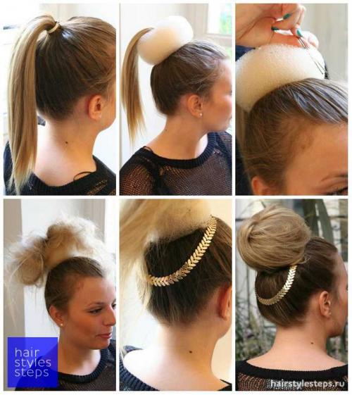 Как сделать стильный пучок на короткие волосы. Особенности выполнения