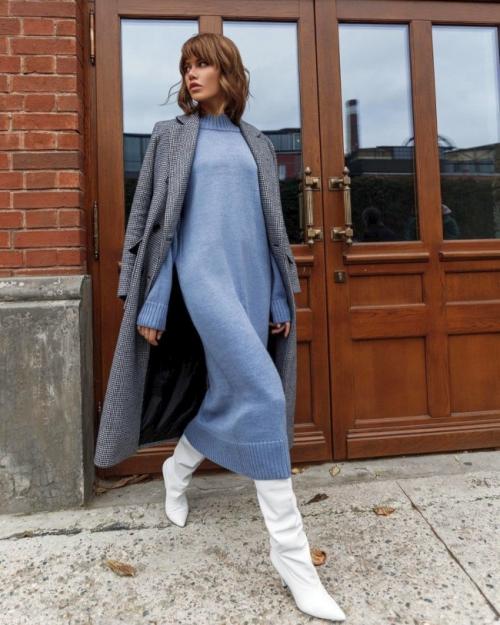 Осень-зима 2021 2022. Трикотажные платья