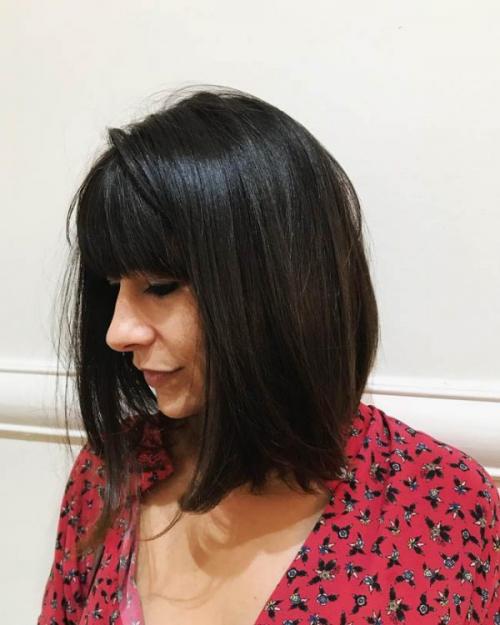 Прически на прямые волосы средней длины. Стрижки на прямые волосы средней длины