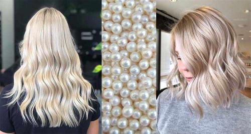 Мелирование жемчужный блонд. Жемчужный блонд: кому идет, как получить
