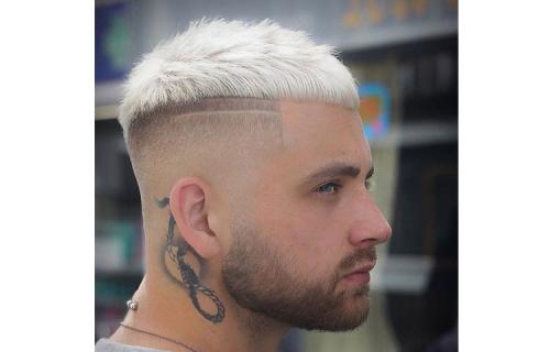 Блонд на короткие волосы мужчине. Кому быть блондином?