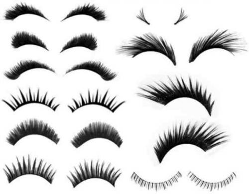 Формы накладных ресниц. Виды накладных ресниц (60 фото): как сделать правильный выбор