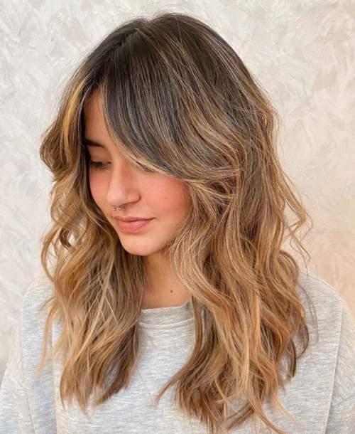 Челка шторка и большой нос. Челка шторка 2023 с актуальными стрижками: фото, тренды