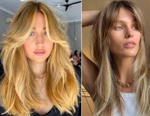 Челка шторка и большой нос. Челка шторка 2023 с актуальными стрижками: фото, тренды