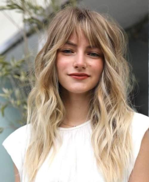 Челка шторка и большой нос. Челка шторка 2023 с актуальными стрижками: фото, тренды