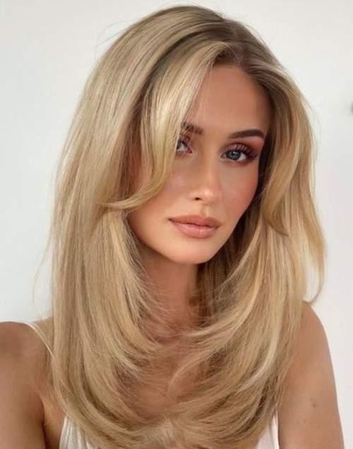 Челка шторка и большой нос. Челка шторка 2023 с актуальными стрижками: фото, тренды