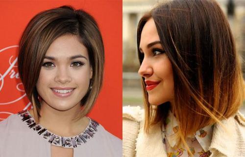 Как уменьшить нос стрижкой и укладкой. 29