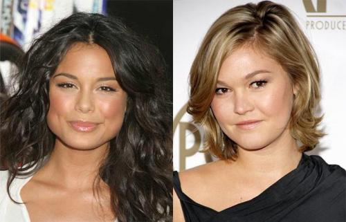 Как уменьшить нос стрижкой и укладкой. 28