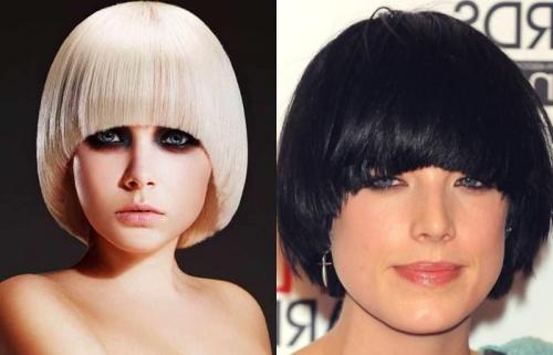 Если большой нос лучше с челкой или без. Как правильно подобрать прическу? 25