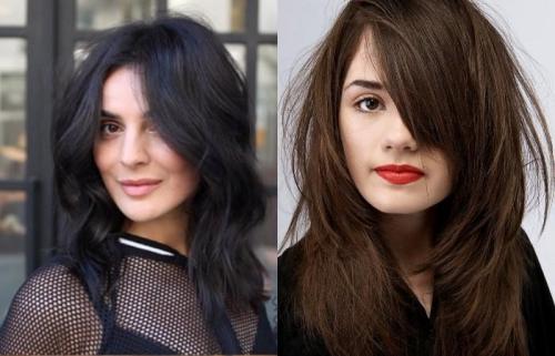 Если большой нос лучше с челкой или без. Как правильно подобрать прическу? 08