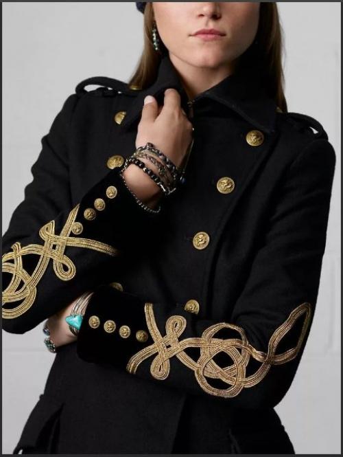 Декор і переробка пальто своїми руками. Красное пальто — 25 вариантов, как украсить серые будни