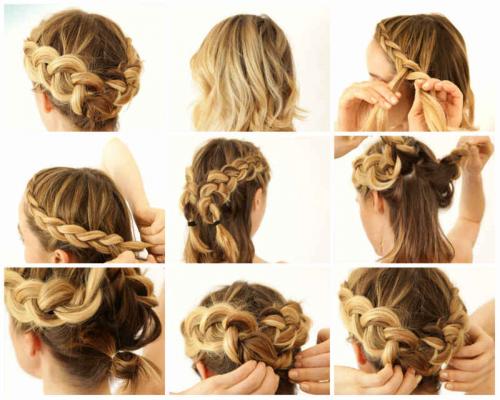 Прически на короткие волосы на каждый день. Прически на короткие волосы своими руками на каждый день