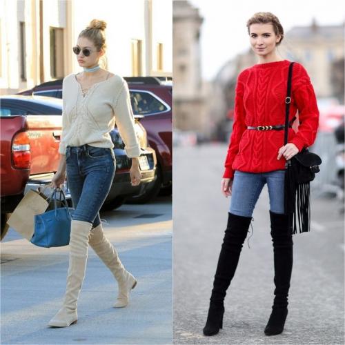 С чем носить стильные ботфорты. Ношу ботфорты, как богиня: правила и табу 09 С чем носить стильные ботфорты. Ношу ботфорты, как богиня: правила и табу 09