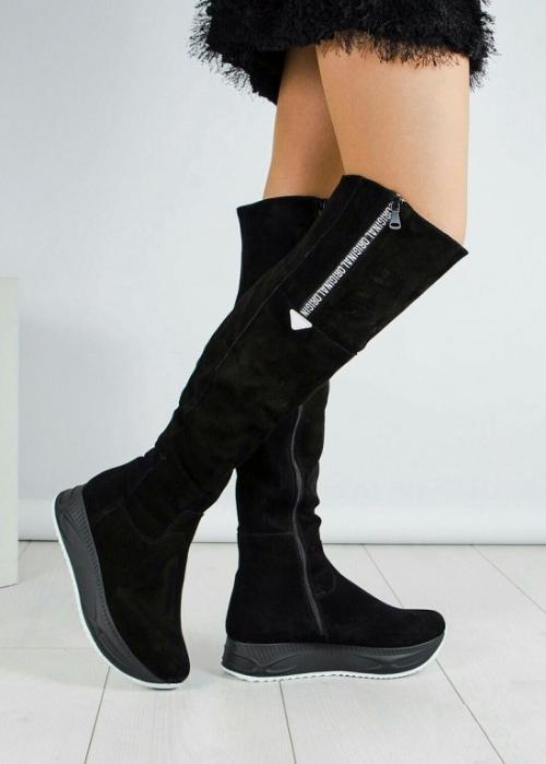 С чем носить ботфорты верхняя одежда. С чем сочетать зимние ботфорты, лучшие варианты для холодов