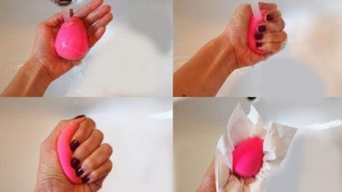 Нанесение тонального крема влажным спонжем. Спонжи для макияжа: что? зачем?, как?