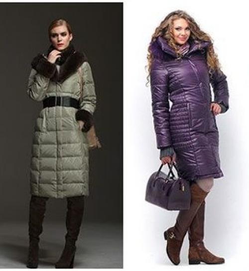 С чем носить длинный пуховик. С чем носить удлинённый женский пуховик зимой