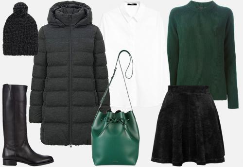 С чем носить короткий пуховик. 7 простых способов носить короткий пуховик и не выглядеть дешево 27