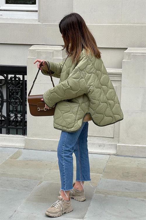 Стильная женская стеганая куртка. Актуальные модели для стильных образов 18