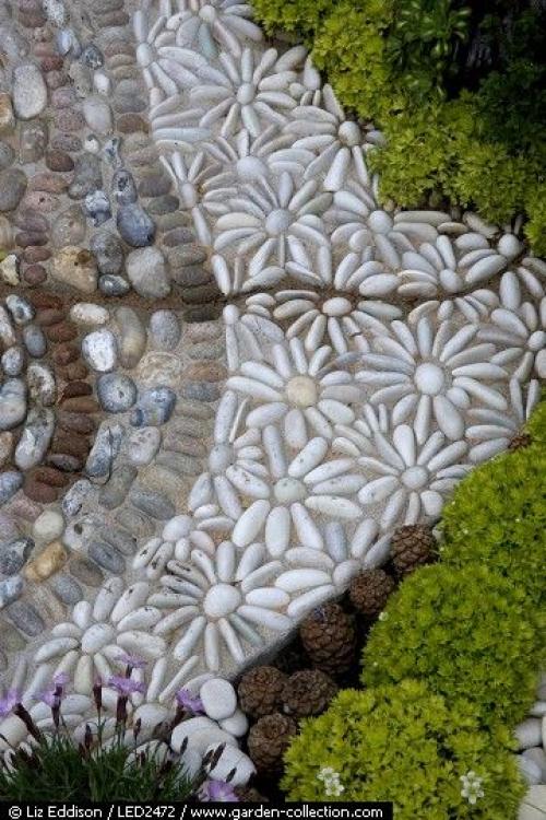 Можно ли использовать морскую гальку для украшений. Морская галька в ландшафте