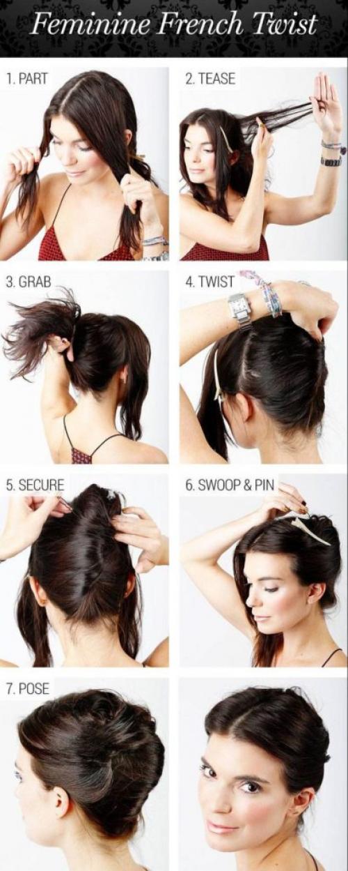 Как сделать высокую прическу на короткие волосы. Как красиво собрать короткие волосы