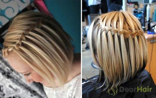 Как делать прически на короткие волосы в школу. Сногсшибательные и модные укладки 02