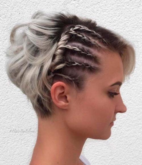 Легкие прически на короткие волосы самой себе. Идеи простых причесок на короткие волосы на каждый день — фото и видео пошагово
