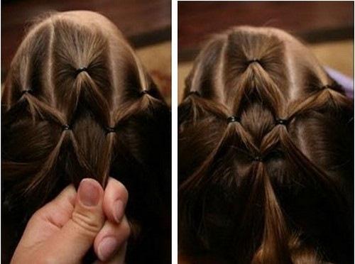 Детские прически на короткие волосы с резинками. Красивые прически для девочек на короткие волосы на каждый день, в школу. Инструкции выполнения