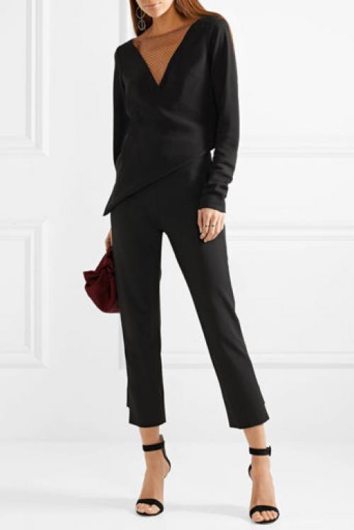 С чем носить прямые брюки. Фасоны прямых женских брюк