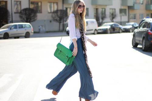 Под какую обувь носить брюки палаццо. Выбираем по типу фигуры