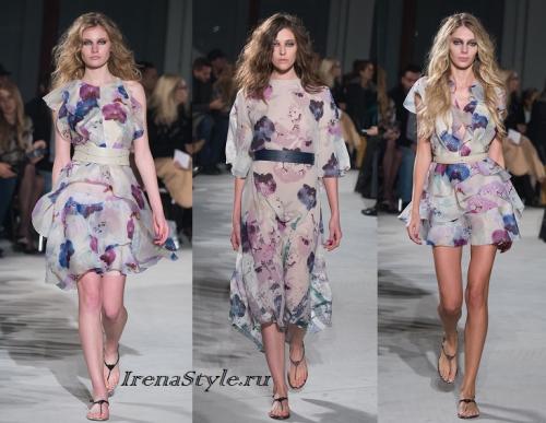 С чем носить цветочное платье осенью 2022. Платья с крупными цветами 2022 фото модные тенденции новинки