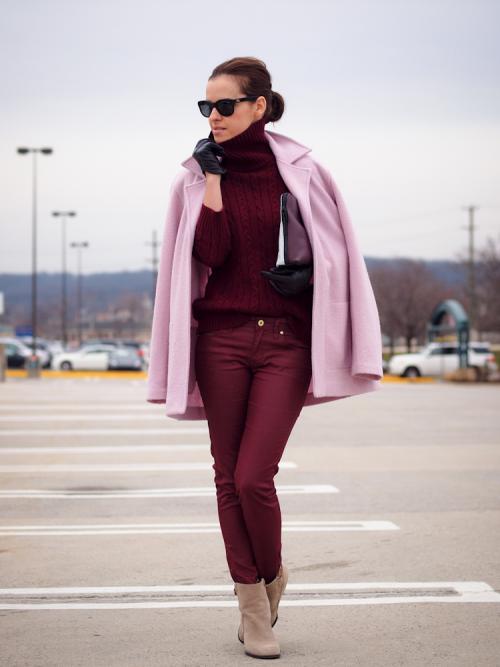 Бордовый цвет в одежде. Как правильно сочетать бордовый цвет в одежде