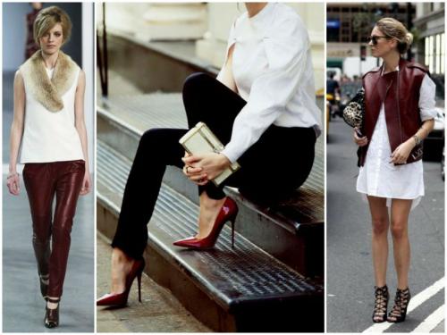 Бордовый цвет в одежде. Как правильно сочетать бордовый цвет в одежде