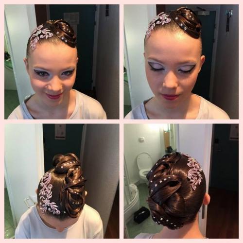 Прически на бальные танцы девочкам. Прически для бальных танцев для девочек