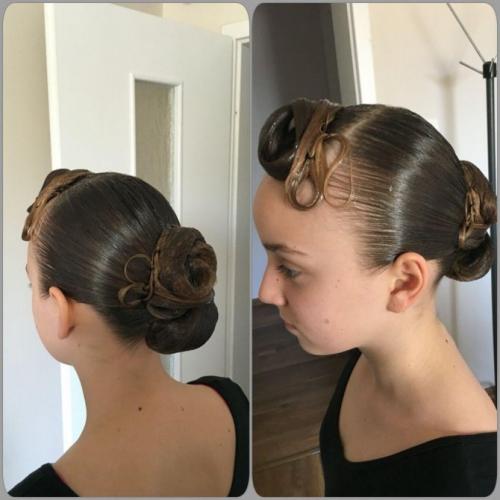 Прически на бальные танцы девочкам. Прически для бальных танцев для девочек