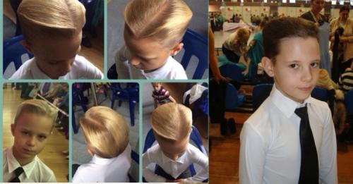 Прически для бальных танцев. Как сделать прическу мальчику для бальных танцев?
